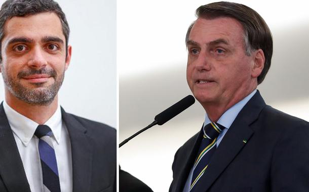 Bruno Boghossian e Jair Bolsonaro