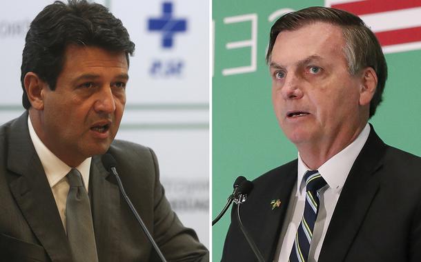 Luiz Henrique Mandetta e Jair Bolsonaro