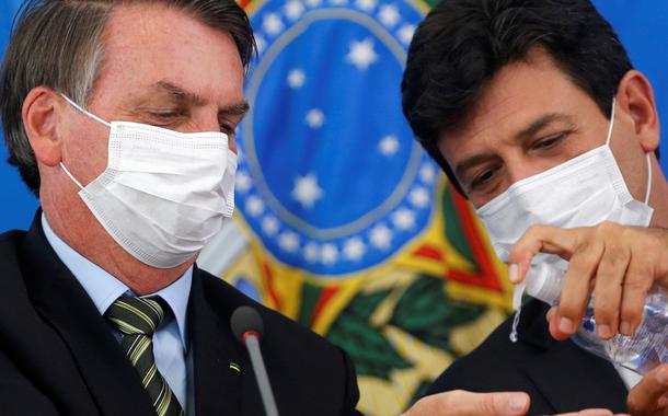 Jair Bolsonaro e Luiz Henrique Mandetta