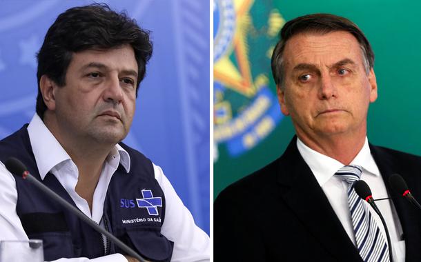 Luiz Henrique Mandetta e Jair Bolsonaro