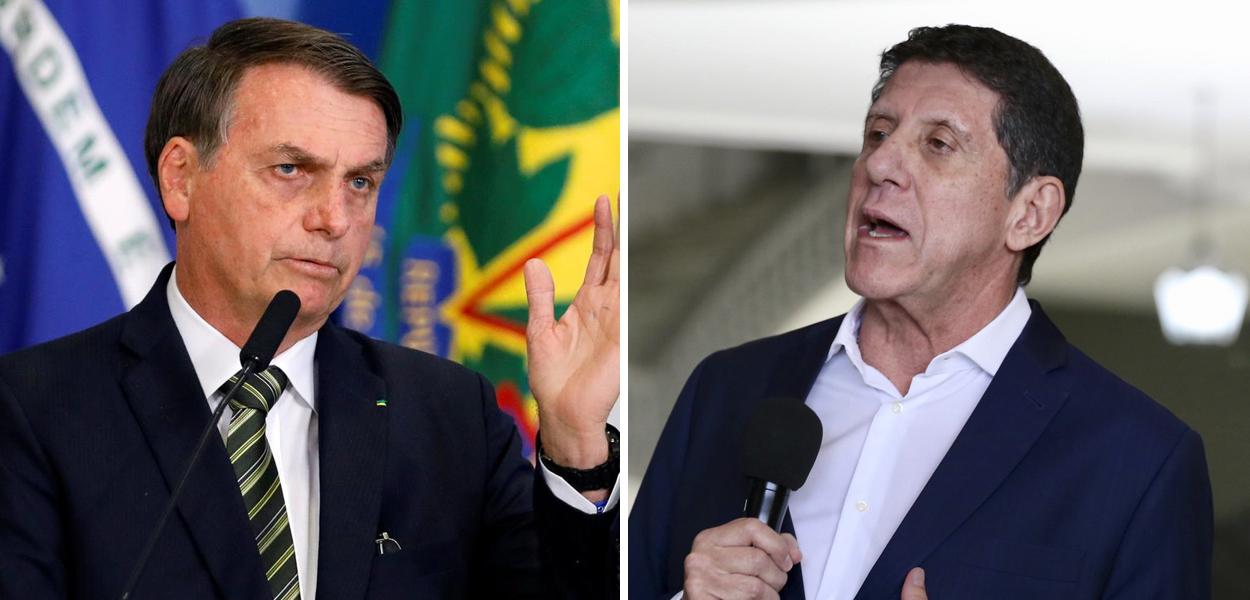 Jair Bolsonaro e David Uip