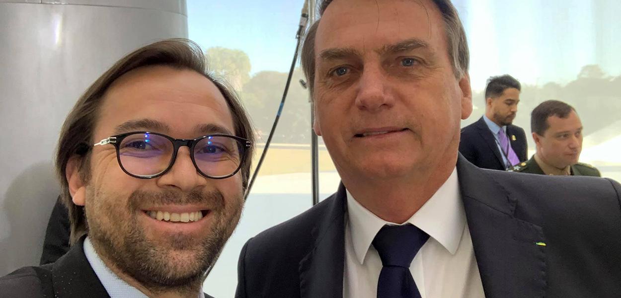 Vavá Martins e Jair Bolsonaro