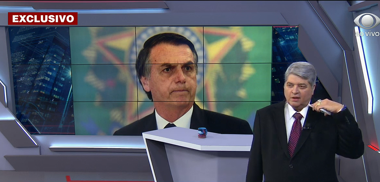 Bolsonaro dá entrevista a Datena, na Band