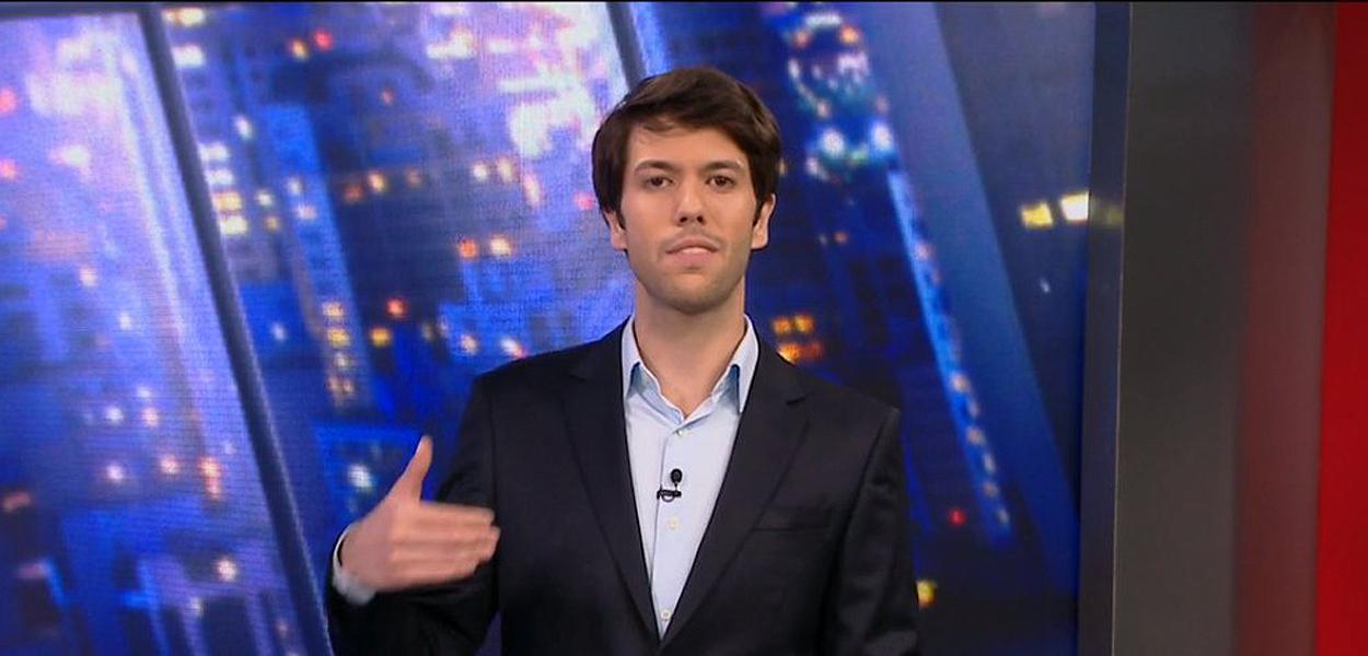 Caio Coppolla usou CNN para fazer merchandising de candidato do Novo para o qual trabalhou em 2018