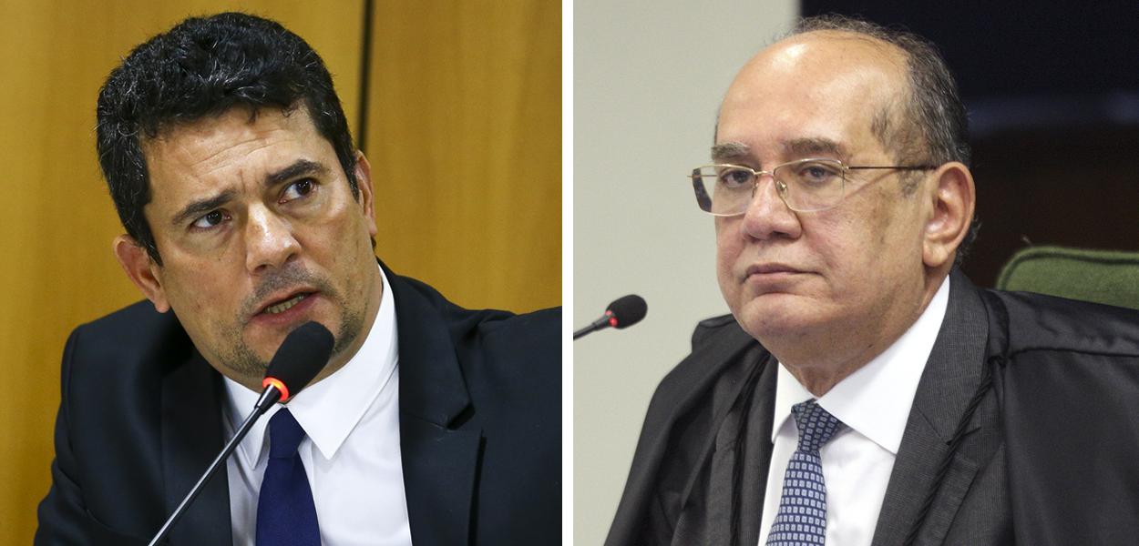 Sérgio Moro e Gilmar Mendes