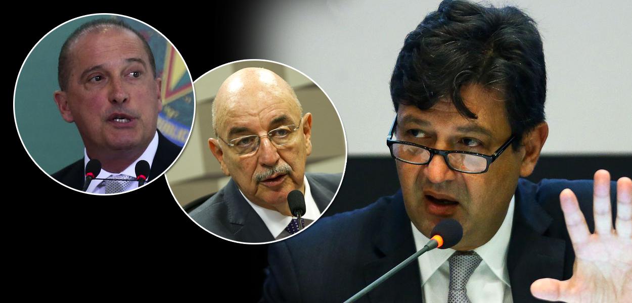 Onyx Lorenzoni, Osmar Terra e Luiz Henrique Mandetta