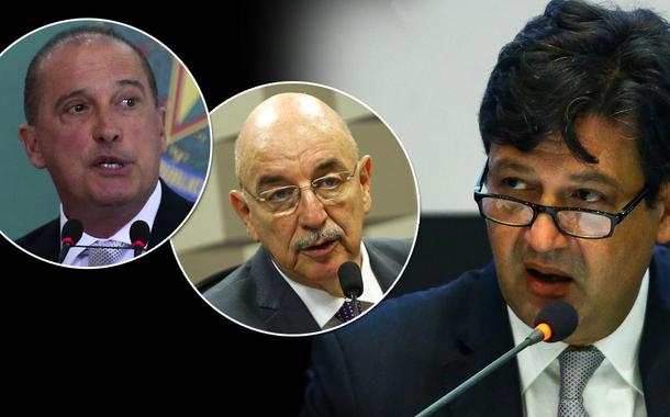 Onyx Lorenzoni, Osmar Terra e Luiz Henrique Mandetta
