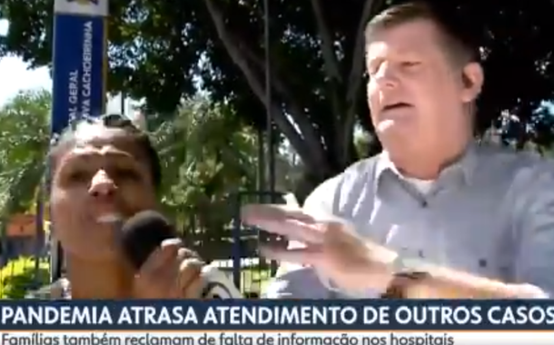 Renato Peters é atacado por apoiadora de Jair Bolsonaro