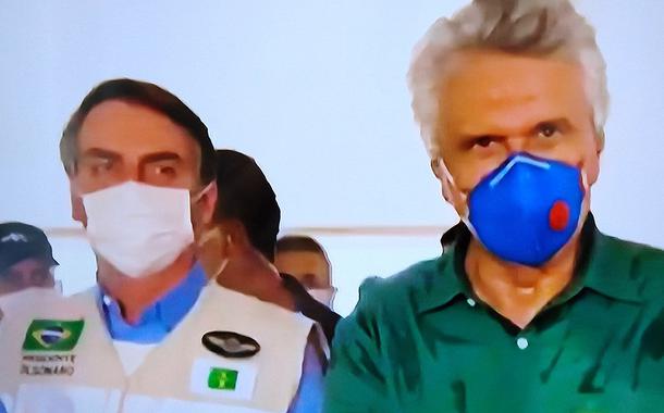 Jair Bolsonaro e Ronaldo Caiado