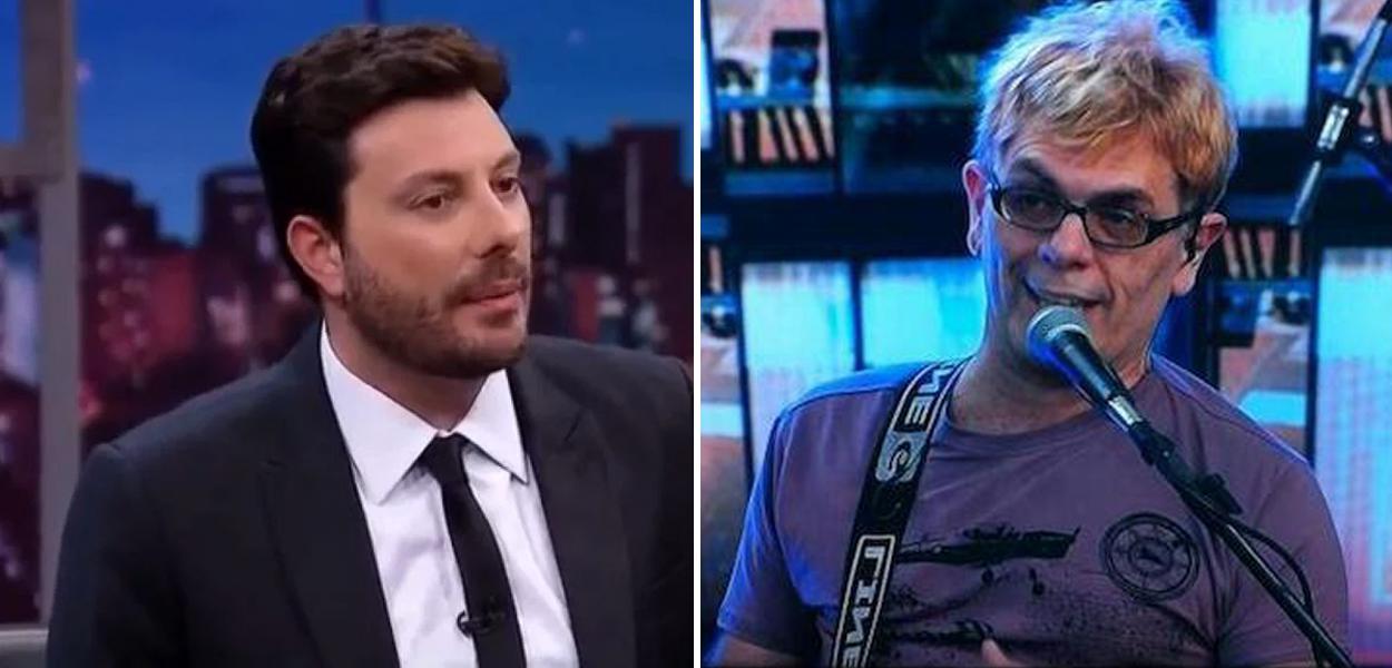 Danilo Gentili e Roger Moreira, da banda Ultraje a Rigor