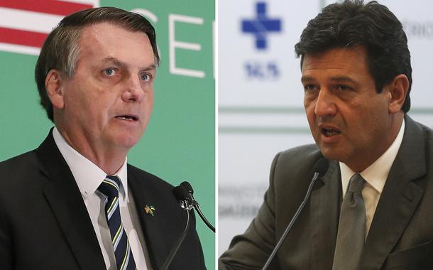 Jair Bolsonaro e Luiz Henrique Mandetta