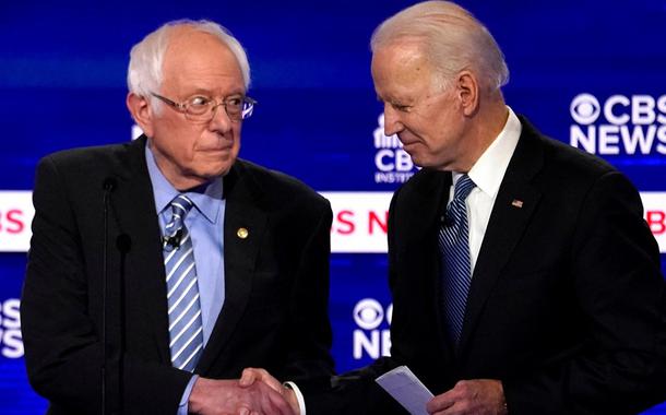 Bernie Sanders e Joe Biden