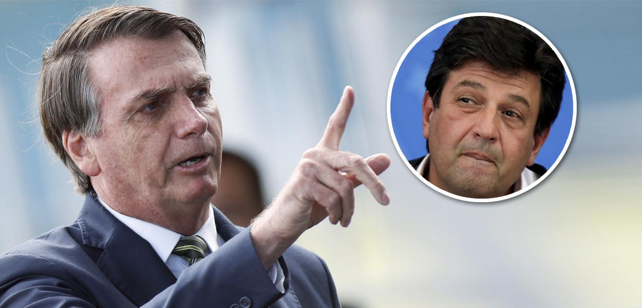 Jair Bolsonaro e Luiz Henrique Mandetta