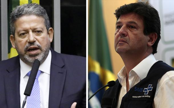 Arthur Lira e Luiz Henrique Mandetta