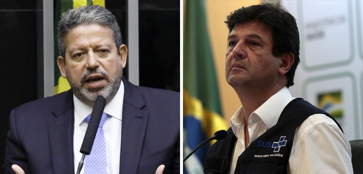 Arthur Lira e Luiz Henrique Mandetta