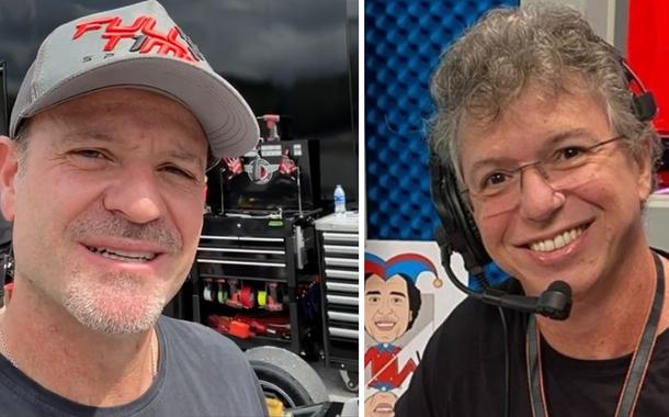 Rubens Barrichello e Boninho