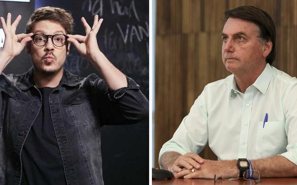 Fábio Porchat e Jair Bolsonaro