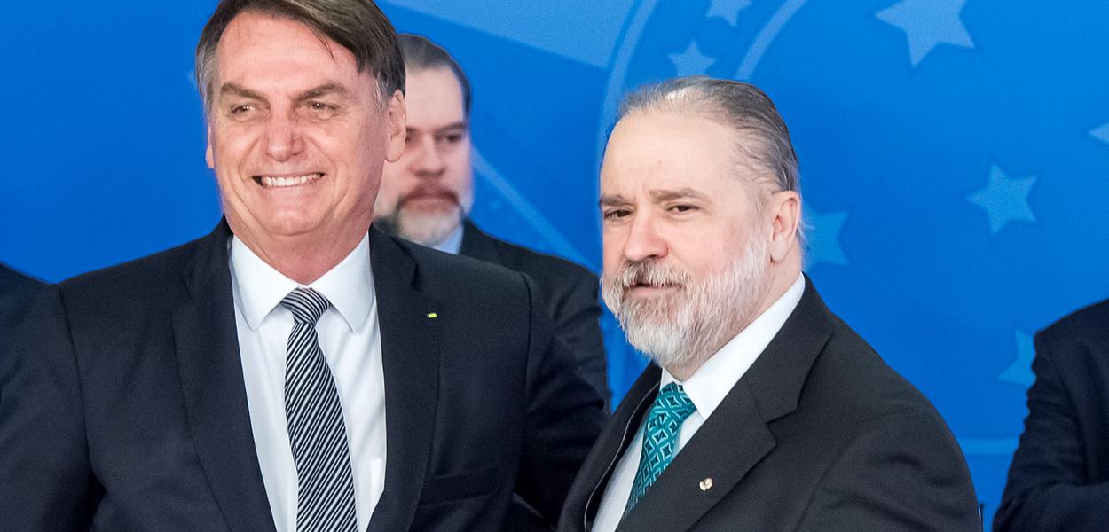 Jair Bolsonaro e Augusto Aras