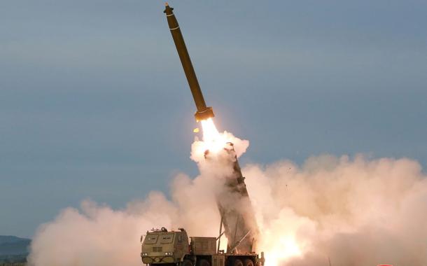 Disparo de míssil na Coreia do Norte