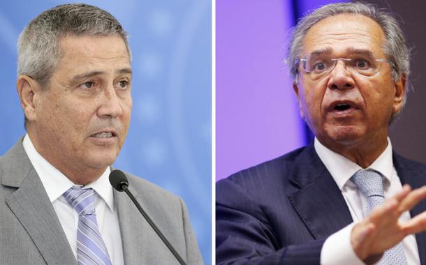 Walter Braga Netto e Paulo Guedes