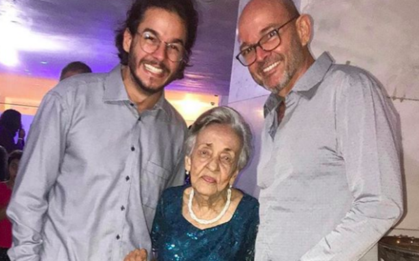 Túlio Gadelha e sua tia, que morreu em decorrência do novo coronavírus