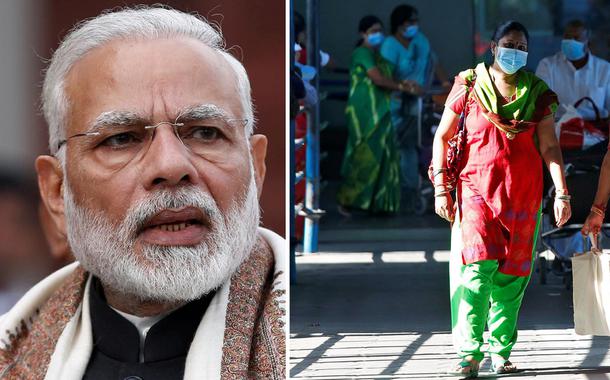 Narendra Modi / coronavírus na Índia