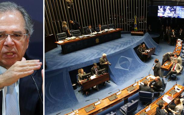 Ministro Paulo Guedes e Senado Federal