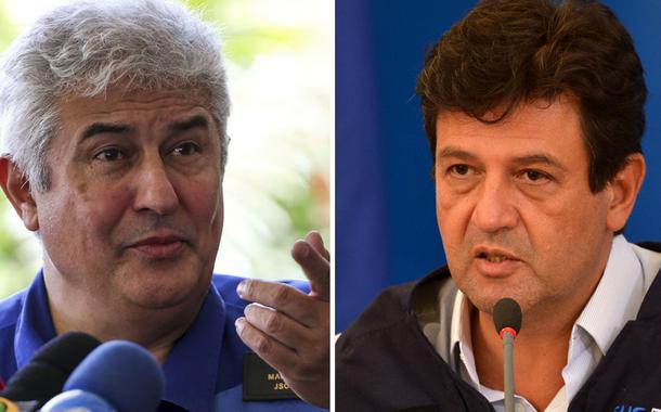 Mandetta e Marcos Pontes