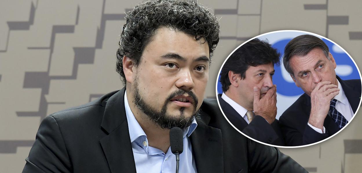 Leonardo Sakamoto, Luiz Henrique Mandetta e Jair Bolsonaro