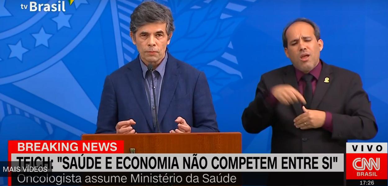 Novo ministro da Saúde, Nelson Teich