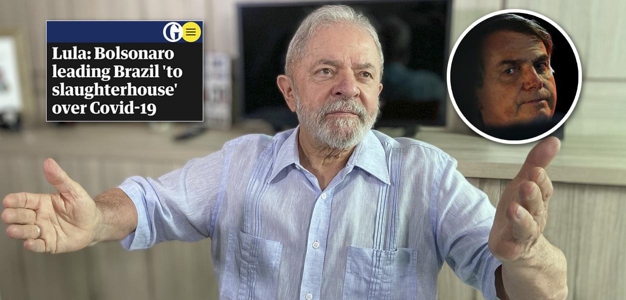 Lula e Jair Bolsonaro