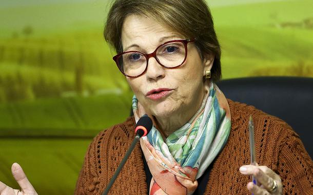 A ministra da Agricultura, Pecuária e Abastecimento, Tereza Cristina