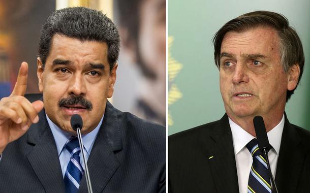 Nicolás Maduro e Jair Bolsonaro