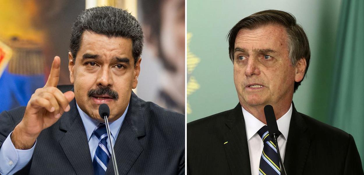 Nicolás Maduro e Jair Bolsonaro
