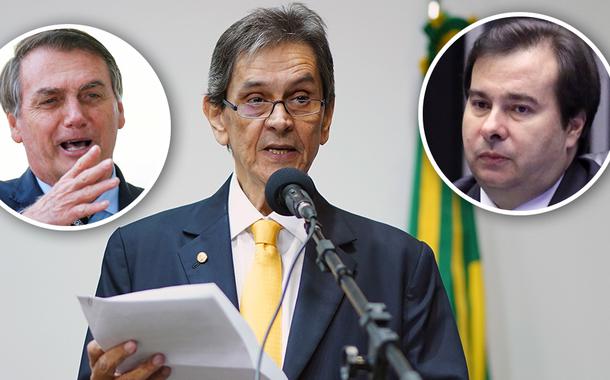 Jair Bolsonaro, Roberto Jefferson e Rodrigo Maia