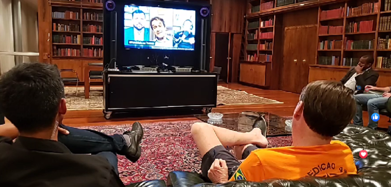 Bolsonaro e Roberto Jefferson