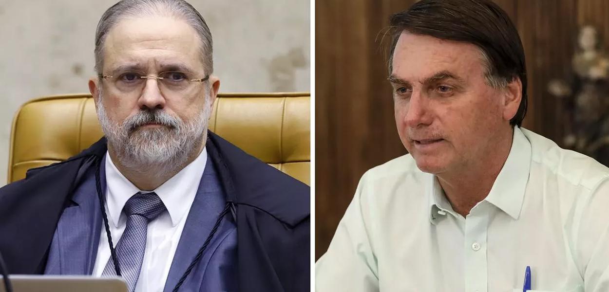 Augusto Aras e Bolsonaro