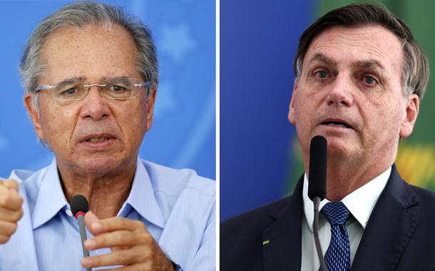 Paulo Guedes e Jair Bolsonaro