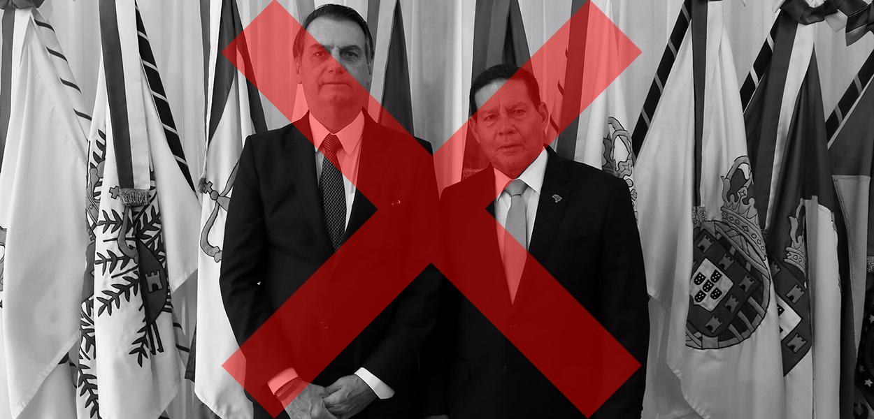 Jair Bolsonaro e Hamilton Mourão