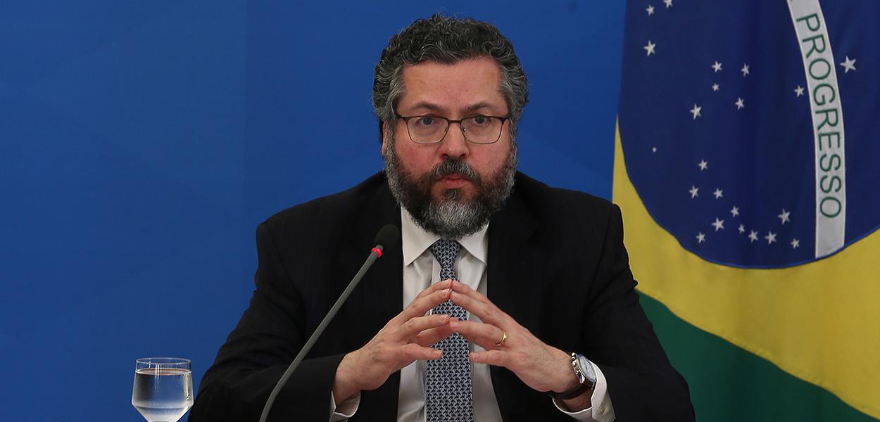 O ministro das Relações Exteriores, Ernesto Araújo