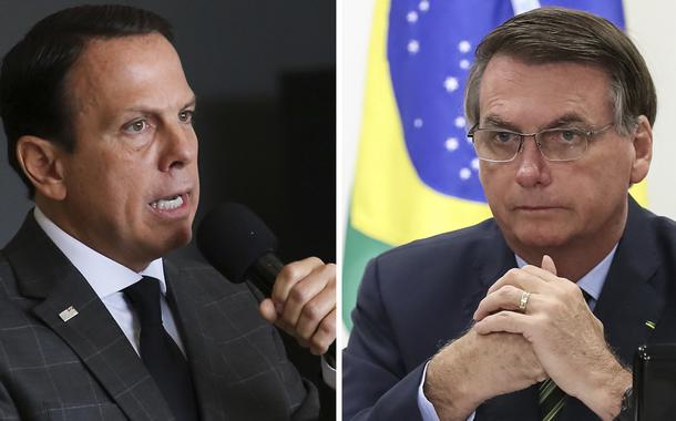 João Doria e Jair Bolsonaro