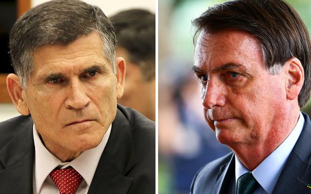 Santos Cruz e Bolsonaro