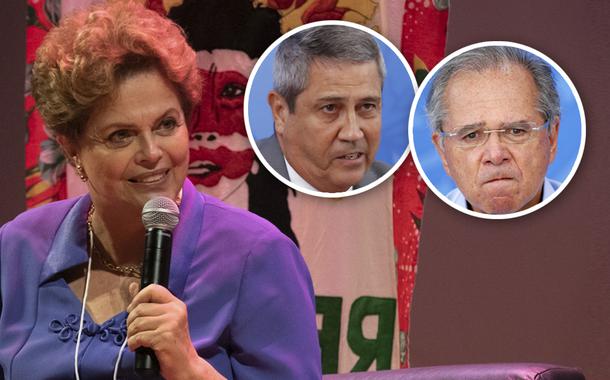 Dilma Rousseff, General Braga Netto e Paulo Guedes