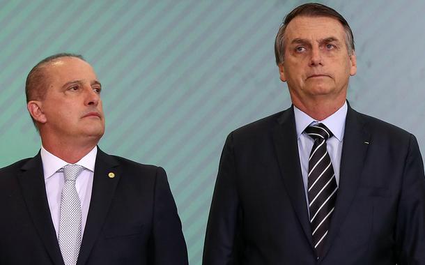 Onyx Lorenzoni e Jair Bolsonaro