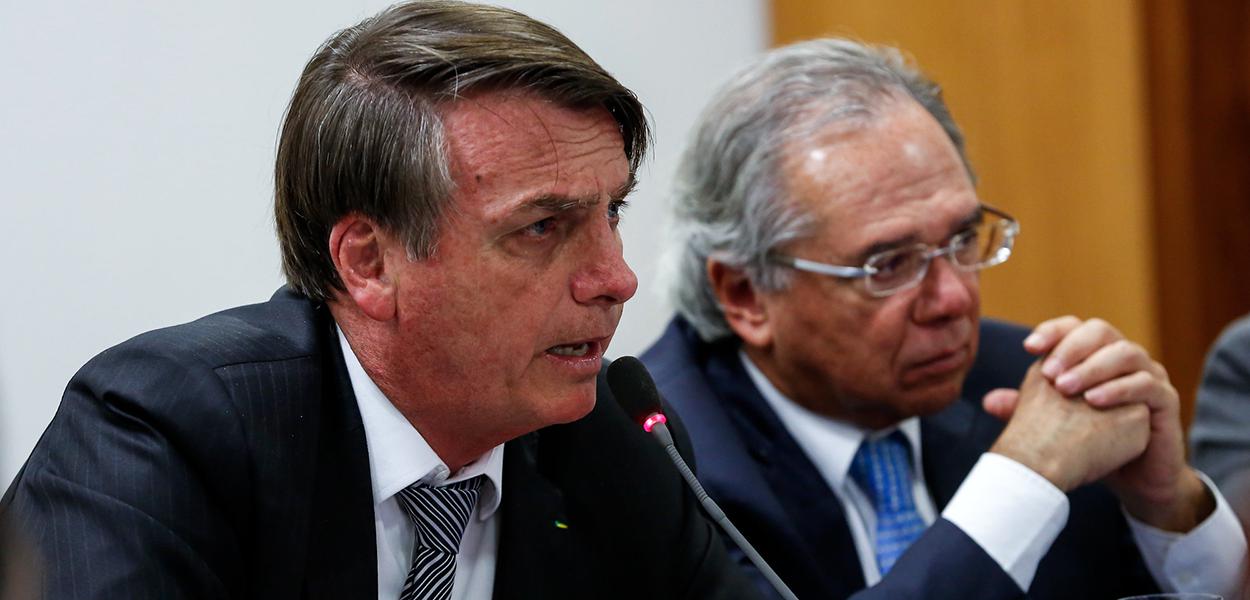 Jair Bolsonaro e Paulo Guedes