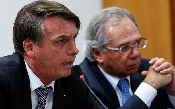 Jair Bolsonaro e Paulo Guedes