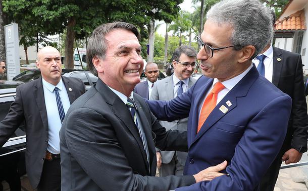 Jair Bolsonaro e Romeu Zema