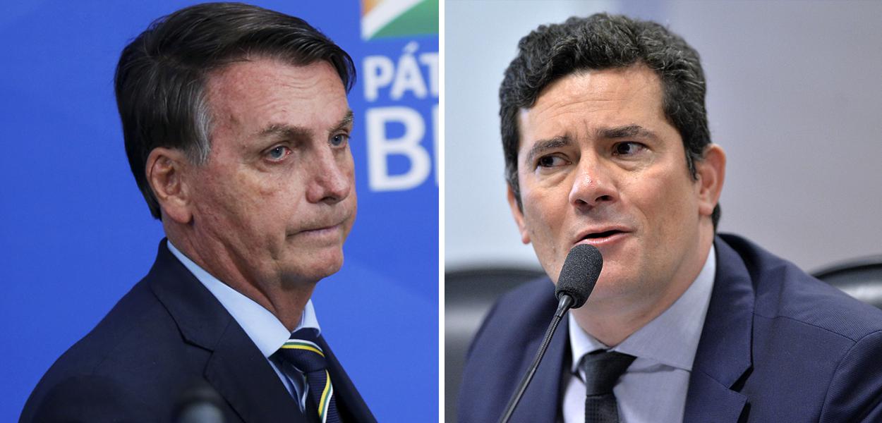 Jair Bolsonaro e Sérgio Moro