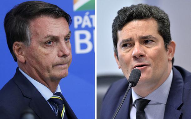 Jair Bolsonaro e Sérgio Moro