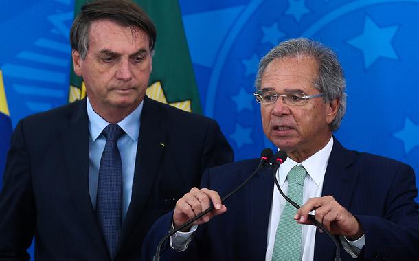 Jair Bolsonaro e Paulo Guedes